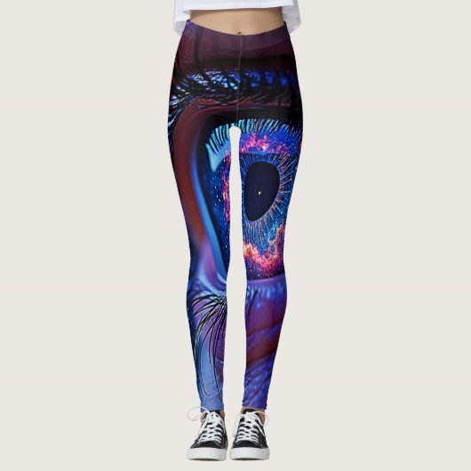 Kosmische Oog Starlight Gaze Leggings (Voorkant)