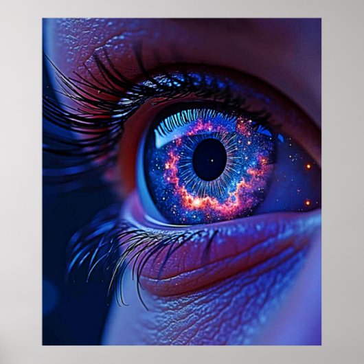 Kosmische Oog Starlight Gaze Poster (Voorkant)