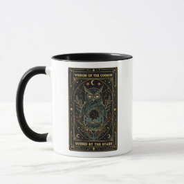 Kosmische Oracle Uil • Mystieke Hemellichamen Mok