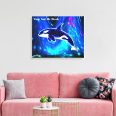 Kosmische Orka Canvas Afdruk (Insitu (Woonkamer))
