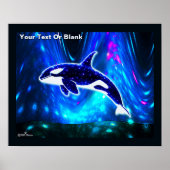 Kosmische Orka Poster (Voorkant)