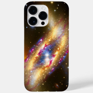 Kosmische Paarse Blauwe ster springt nachtgalactis Case-Mate iPhone 14 Pro Max Hoesje
