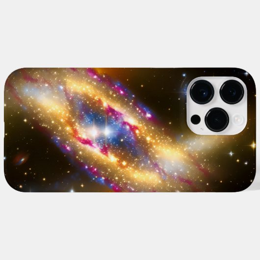 Kosmische Paarse Blauwe ster springt nachtgalactis Case-Mate iPhone Case (Achterkant (horizontaal))