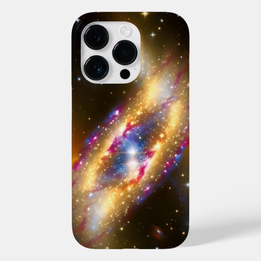 Kosmische Paarse Blauwe sterren ontploffen nachtga Case-Mate iPhone Case (Achterkant)