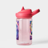 Kosmische Paarse Eenhoorn Waterfles (Links)