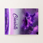 Kosmische Paarse Hues in Fantastisch Galaxy Fun Legpuzzel (Horizontaal)