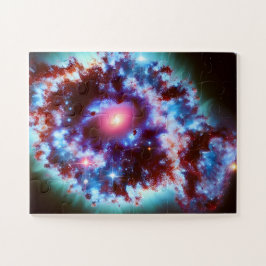 Kosmische paarse pastels in ons melkwegstelsel legpuzzel
