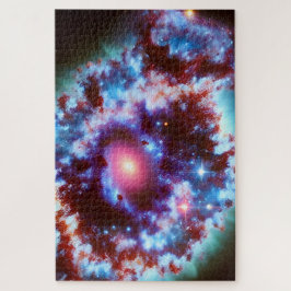 Kosmische paarse pastels in ons melkwegstelsel legpuzzel