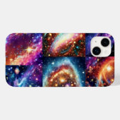 Kosmische Paarse Planeet Galaxy Space Landscape Case-Mate iPhone Case (Achterkant (horizontaal))