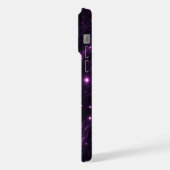 Kosmische Paarse schemering iPhone Hoesje (Linkerkant)