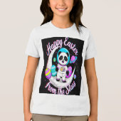 Kosmische paasvieringen Tri-Blend shirt (Voorkant)
