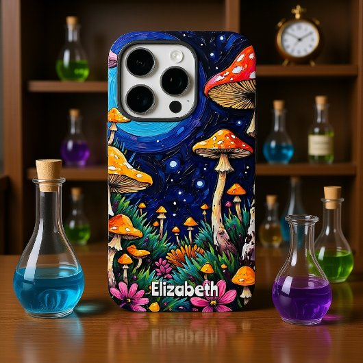 kosmische paddenstoelenbloei Case-Mate iPhone case