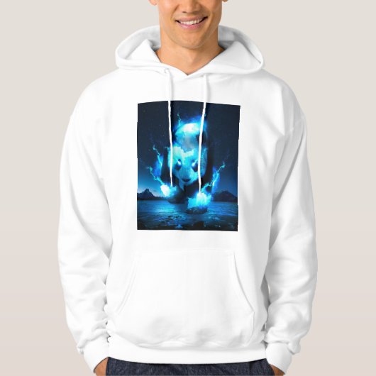 Kosmische Panda Hoodie (Voorkant)