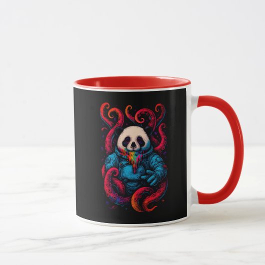 Kosmische Panda Kraken Mok (Rechts)