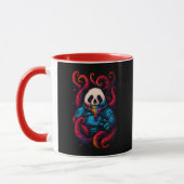 Kosmische Panda Kraken Mok (Links)