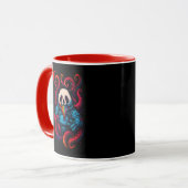 Kosmische Panda Kraken Mok (Voorkant links)