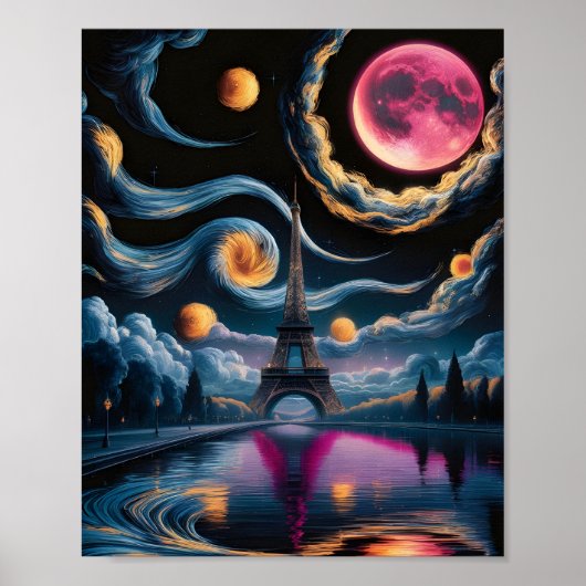 Kosmische Parijse Rapsodie Poster (Voorkant)