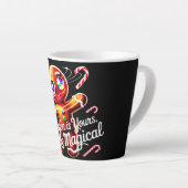 Kosmische Peperkoek Latte Mok Magische Kerstmis (Rechterhoek)
