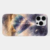 Kosmische Piramide van het Oude Egypte Egyptisch E iPhone Hoesje (Achterkant horizontaal)