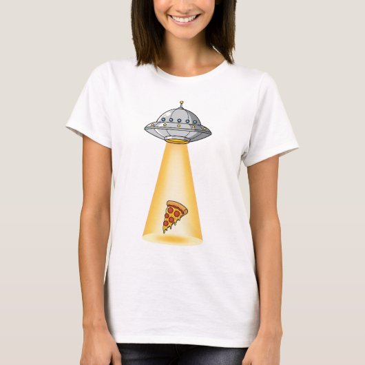 Kosmische Pizzavangst T-shirt (Voorkant)