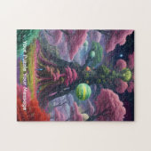 Kosmische planeten & kleurrijke werelden legpuzzel (Horizontaal)