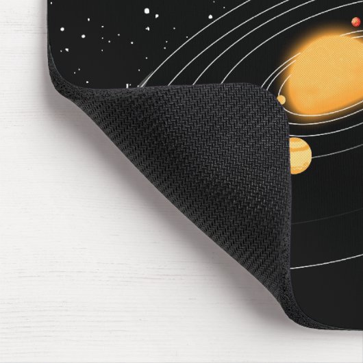 Kosmische Platenspeler Muismat (Hoek)