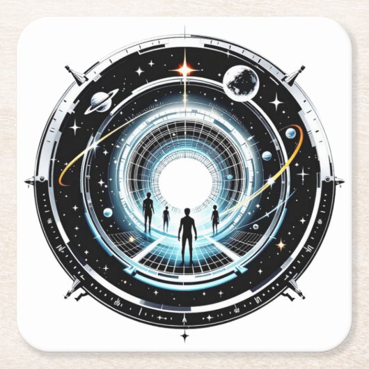 Kosmische Poort Kartonnen Onderzetters (Voorkant)