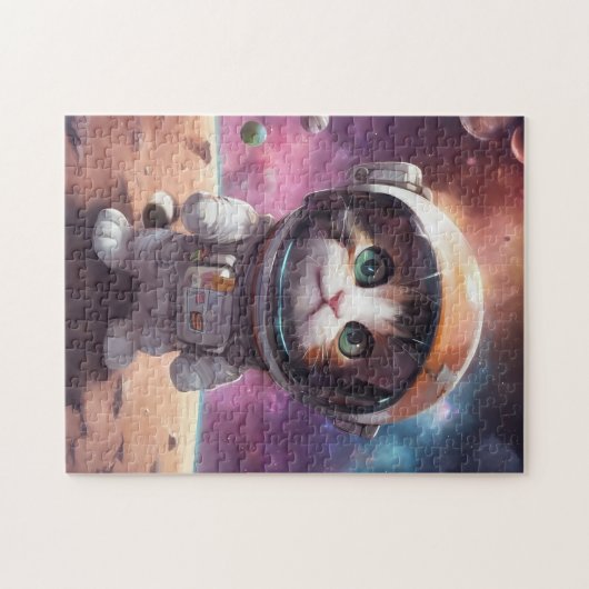 kosmische pootafdrukken legpuzzel (Horizontaal)