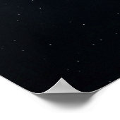 Kosmische Raaf Ster Leegte Poster (Hoek)