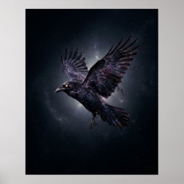 Kosmische Raaf Ster Leegte Poster