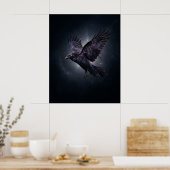 Kosmische Raaf Ster Leegte Poster (Keuken)