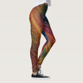 Kosmische Regenboog Iriserende Glitters  Leggings (Rechts)