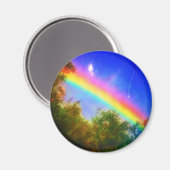 KOSMISCHE REGENBOOG MED MAGNEET (Voorkant / Achterkant)