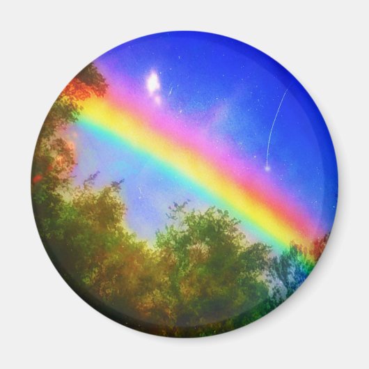 KOSMISCHE REGENBOOG MED MAGNEET (Voorkant)