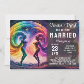 Kosmische Regenboog Vrouwelijke Energie Lesbische  Kaart (Voorkant)