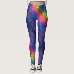 Kosmische Regenboogsterrenstelsel Reiki Genezer My Leggings