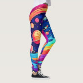 kosmische regenboogvortex leggings (Rechts)