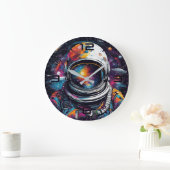 Kosmische Reis Astronaut Nevel Wandklok (Huis)