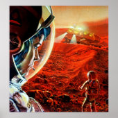 Kosmische reis:  NASA Mars Expedition Poster (Voorkant)
