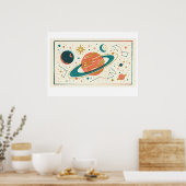 Kosmische Reis Poster (Keuken)