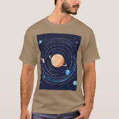 "Kosmische reis" T-shirt (Voorkant)