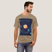 "Kosmische reis" T-shirt (Voorkant volledig)