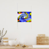 Kosmische reiskunst poster (Keuken)
