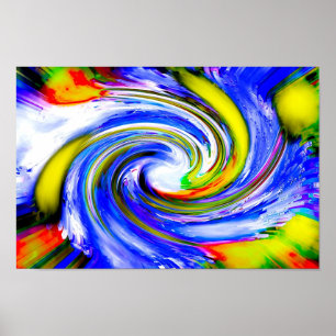 Kosmische reiskunst poster