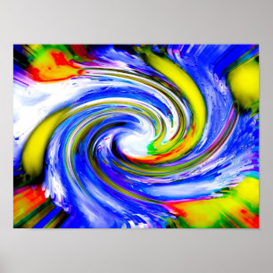 Kosmische reiskunst poster