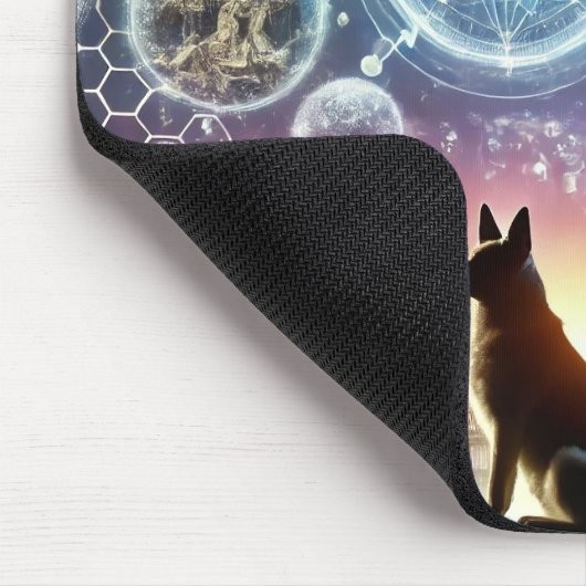 kosmische reismousepad muismat (Hoek)