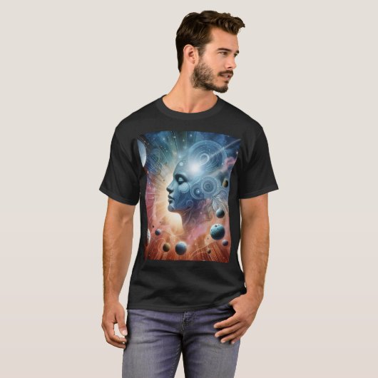 Kosmische reizen: Het heelal in ons T-shirt (Voorkant volledig)