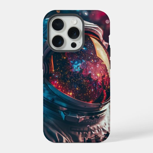 Kosmische Reiziger iPhone Hoesje (Achterkant)