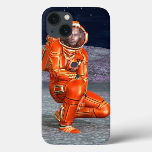 Kosmische Reiziger Surrealistische Planeet Landsch Case-Mate iPhone Case (Achterkant)