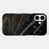 Kosmische ringen en verre planeet kunst case (Achterkant (horizontaal))